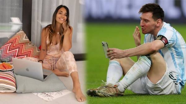 أنتونيلا زوجة ميسي.. تكشف سر مكالمة البرغوث من الملعب