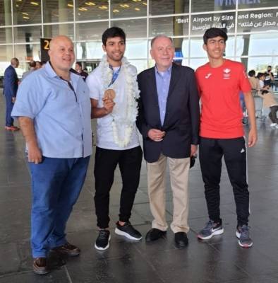 استقبال حافل لبطل الكاراتيه المصاطفة الفائز ببرونزية أولمبياد طوكيو