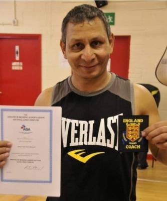 أمام نائب رئيس اتحاد الملاكمة معالي د سعد جابر