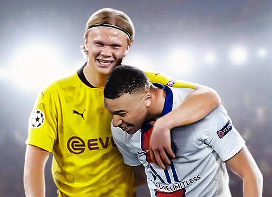 الريال يخطط للجمع بين مبابي وهالاند