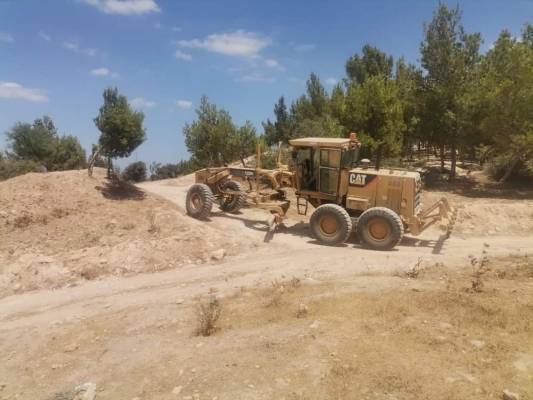 خطوط نار ترابية في لواء الطيبة باربد،، ماذا فعلت الزراعة للحد من الحرائق