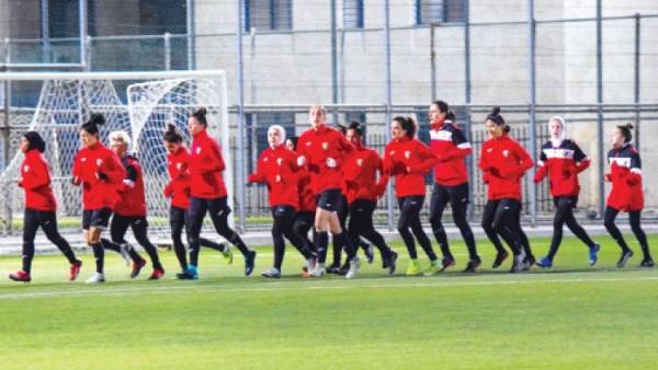 منتخب “النشميات” يغادر للمشاركة بكأس العرب