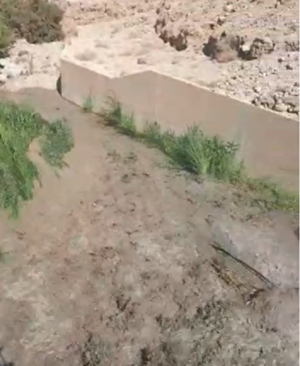 تحويل مساره واقامة استراحة .. ضبط اعتداءات على مصب مياه وادي خشيبة