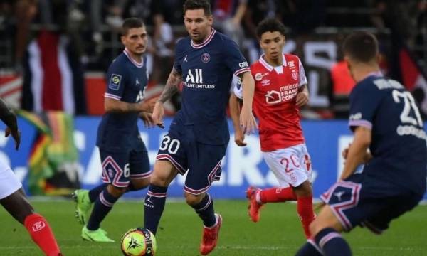 ميسي يشارك في فوز سان جيرمان على ستاد ريمس في الدوري الفرنسي