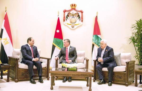 قمة أردنية مصرية فلسطينية في القاهرة