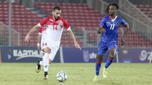 النشامى يخسر أمام هاييتي بهدفين نظيفين