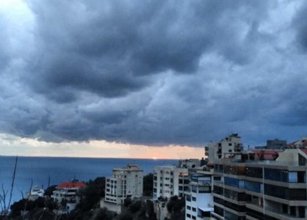منخفض جوي يؤثر على لبنان اعتبارا من مساء الأربعاء