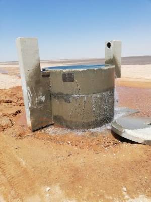 توقيف شخصين اعتدوا على خط مياه الديسي في منطقه الجفر