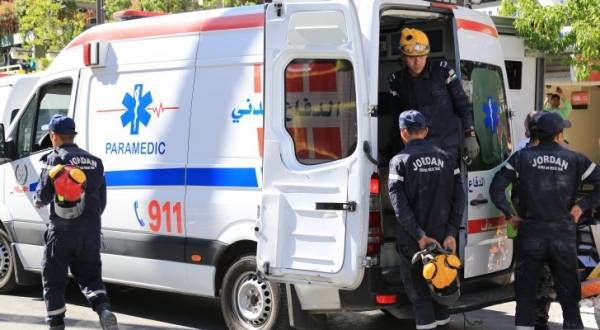 11 إصابة إثر تصادم 7 مركبات على الطريق الصحراوي