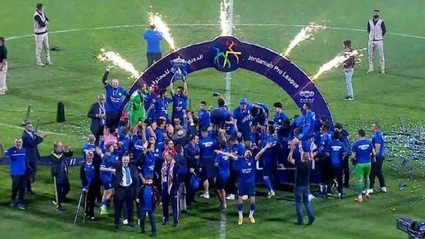 بعد أسبوعين من التتويج .. الاتحاد يهنئ الرمثا