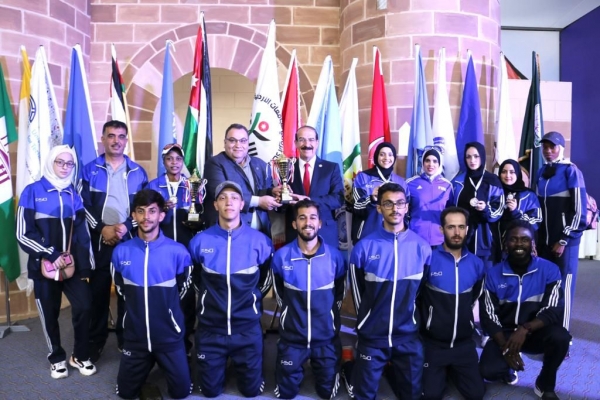 جامعة الزرقاء تحصد ذهبية وبرونزية في بطولة اتحاد الجامعات الأردنية