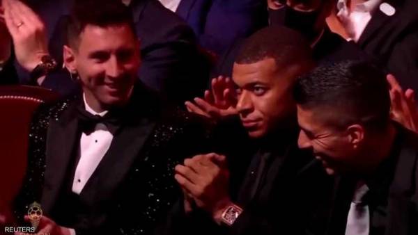 تصنيف مبابي يشعل غضب النجم الفرنسي في ليلة تتويج ميسي