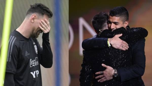 ميسي يشكو لسواريز معاناته مع سان جيرمان