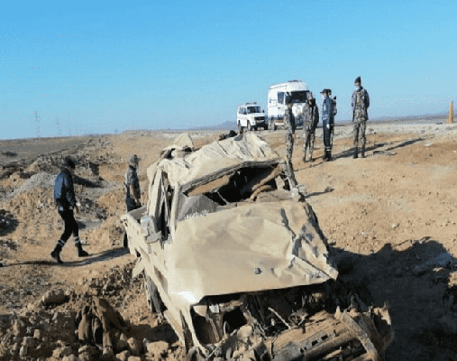 وفاة و4 إصابات بحادث في الرويشد