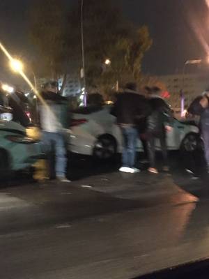 إصابة 5 أشخاص بحادث تصادم على طريق ياجوز