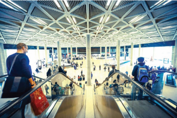 نمو حركة السفر عبر مطار الملكة علياء 120 بالمئة العام الماضي