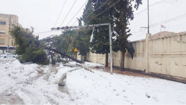 الزائر الأبيض في اليوم الأسود.. تهالك البنية التحتية وضعف الإستعدادات.. نغصت فرحة الأردنيين