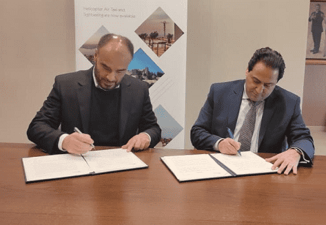 (التاكسي الطائر) منتج سياحي جديد في البترا