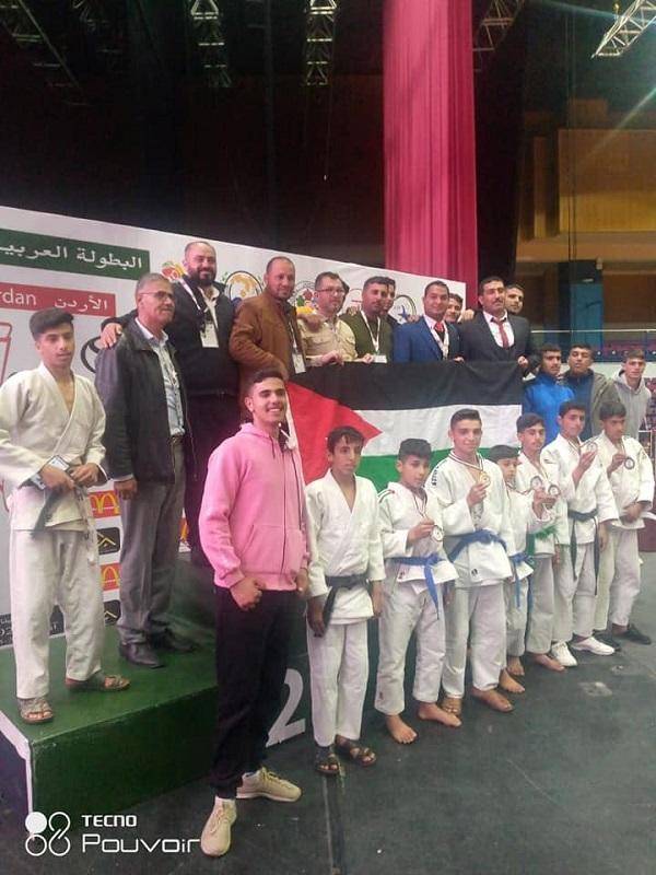 نادي بصيرا الأردني ثاني العرب بجودو (الأشبال)