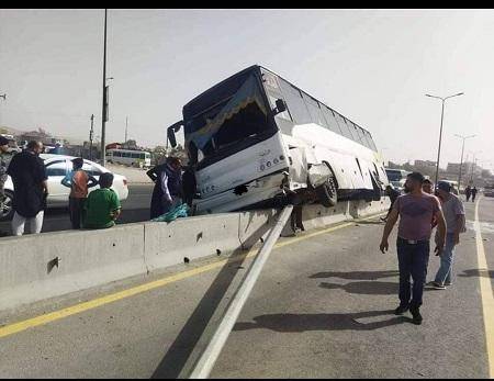 آل البيت توضح حول تعرض إحدى حافلاتها لحادث