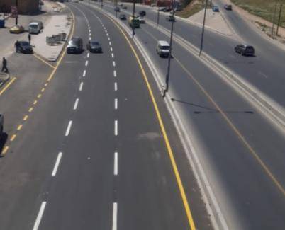 استكمال جزء من أعمال الباص السريع عمانالزرقاء