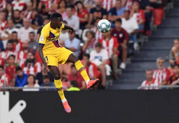 ديمبلي يوجه رسالة حاسمة لبرشلونة