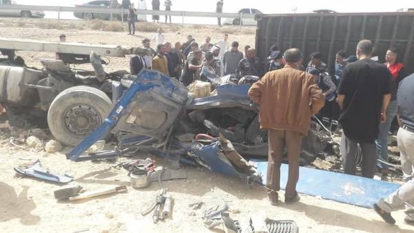 تفاصيل حادث شارع الـ100  صور