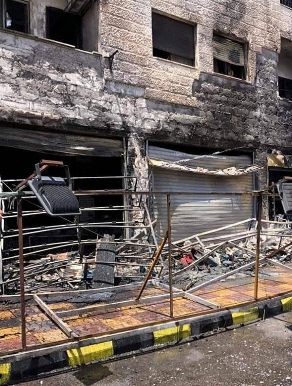 اخماد حريق مستودعات في العقبة