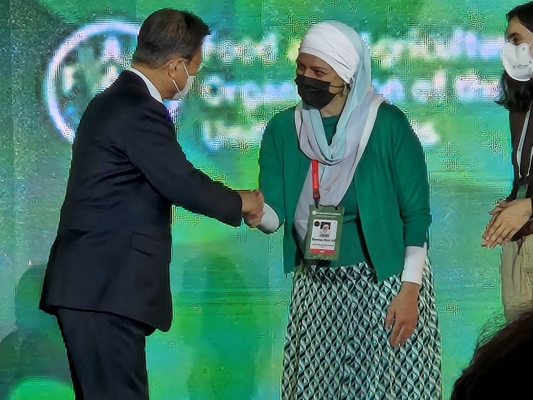 الأميرة بسمة بنت علي تشارك في المؤتمر الدولي للغابات بسيول