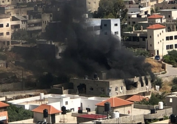 13 اصابة  انسحاب قوات الاحتلال من جنين بعد اشتباكات وتفجير منزل