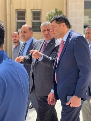 استيتية يقوم بجولة ميدانية في معهد ماركا ذكور