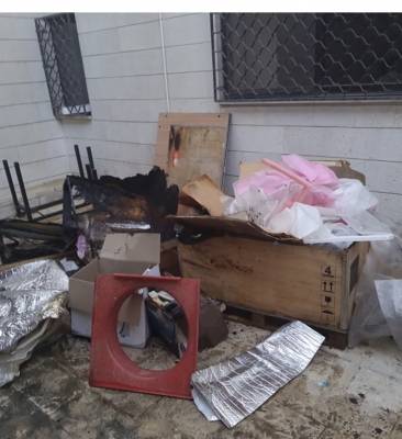 الاوقاف تعلق حول حريق مسجد الملك المؤسس