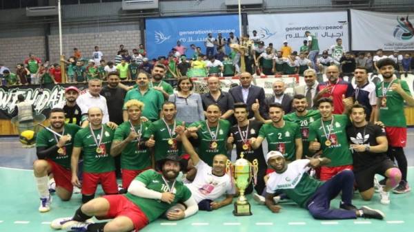 الوحدات بطلا لكأس الأردن للكرة الطائرة