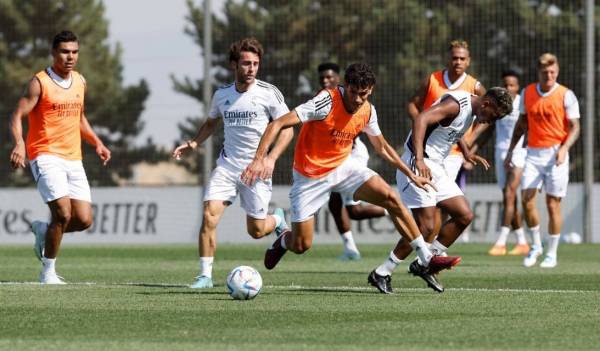 مران بدني قوي لريال مدريد قبل الرحيل للولايات المتحدة