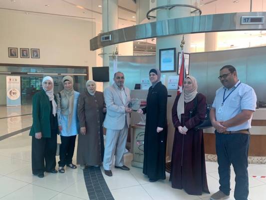 وفد من جامعة العلوم التطبيقية الخاصة يزور مؤسسة المواصفات والمقاييس