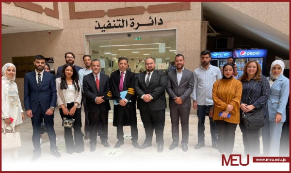 زيارة تدريبية لـحقوق الشرق الأوسط إلى محكمة بداية عمان