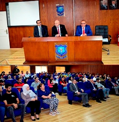التلاوي يحاضر في أعمال عمان الأهلية حول مهنة المحاسبة القانونية