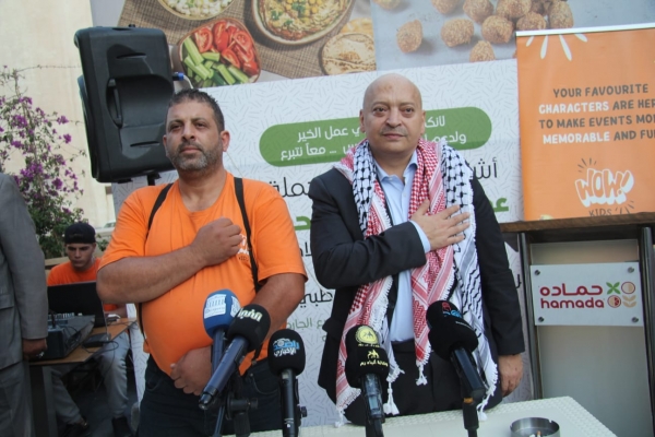 مطاعم حمادة ونقابة الاطباء الاردنين واطباء من اجل القدس تطلق مبادرة عطاؤنا بلسم لجراحهم