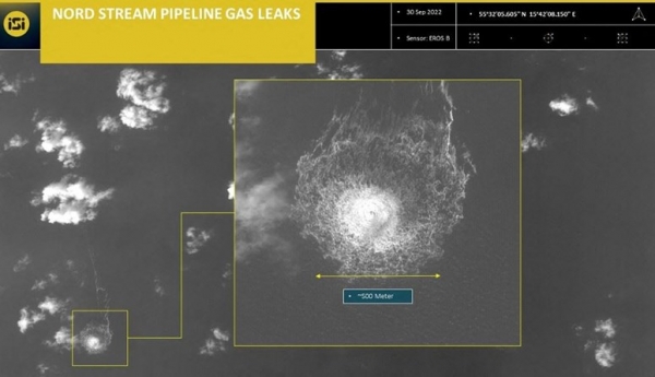 غازبروم: 800 مليون متر مكعب من الغاز تسربت من خطي الأنابيب