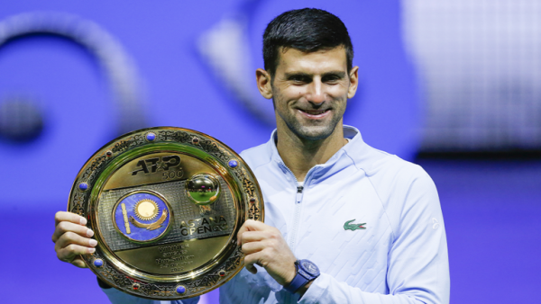 دورة أستانا.. دجوكوفيتش يحرز لقبه التسعين