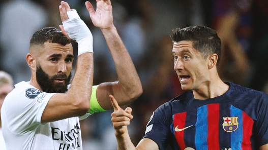 بنزيمة وليفاندوفسكي جوهرتان منتظرتان في الكلاسيكو