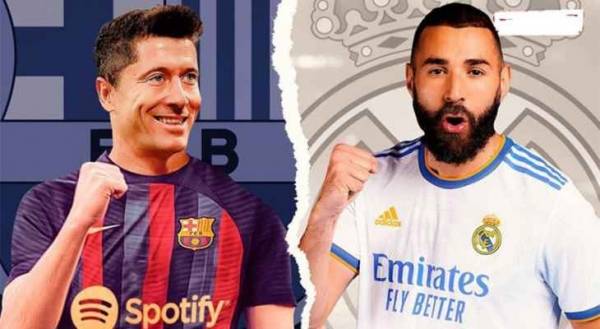 بنزيمة وليفاندوفسكي لمن الكلمة في كلاسيكو الأرض الليلة؟