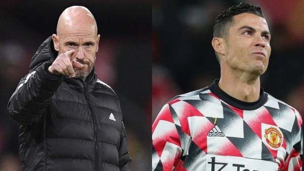 شرط تين هاغ قبل الموافقة على عودة رونالدو لتدريبات مانشستر يونايتد