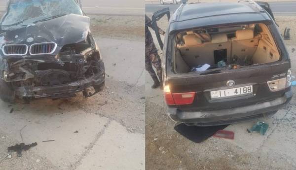 الزميل شادي سمحان يتعرض لحادث سير مؤسف على طريق معان