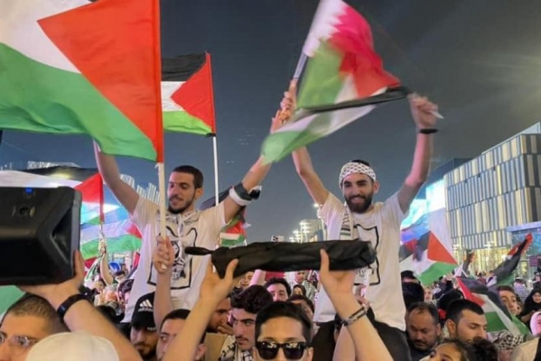 تضامن عربي واسع مع فلسطين خلال فعاليات مونديال قطر