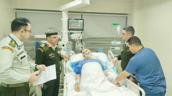 الخدمات الطبية توضح الحالة الصحية للمريض سيف عوض