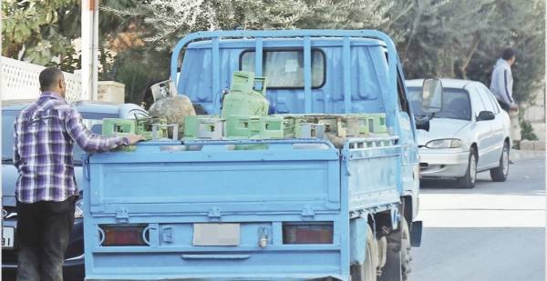 3,3  زيادة الطلب على أسطوانات الغاز