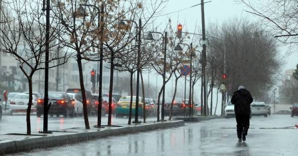 حالة قوية من عدم الاستقرار الجوي تؤثر على الأردن