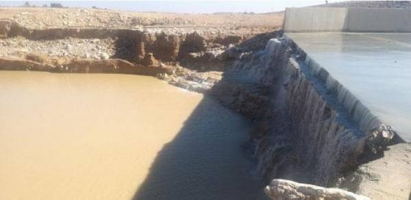 جهات حكومية توضح بشأن حالة سد الوحيدي في معان