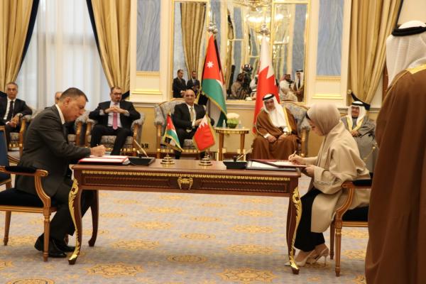 توقيع 7 اتفاقيات ومذكرات تفاهم بين الأردن والبحرين